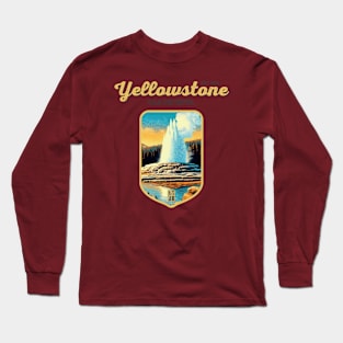 USA - NATIONAL PARK - YELLOWSTONE Old Faithful - 2 Long Sleeve T-Shirt